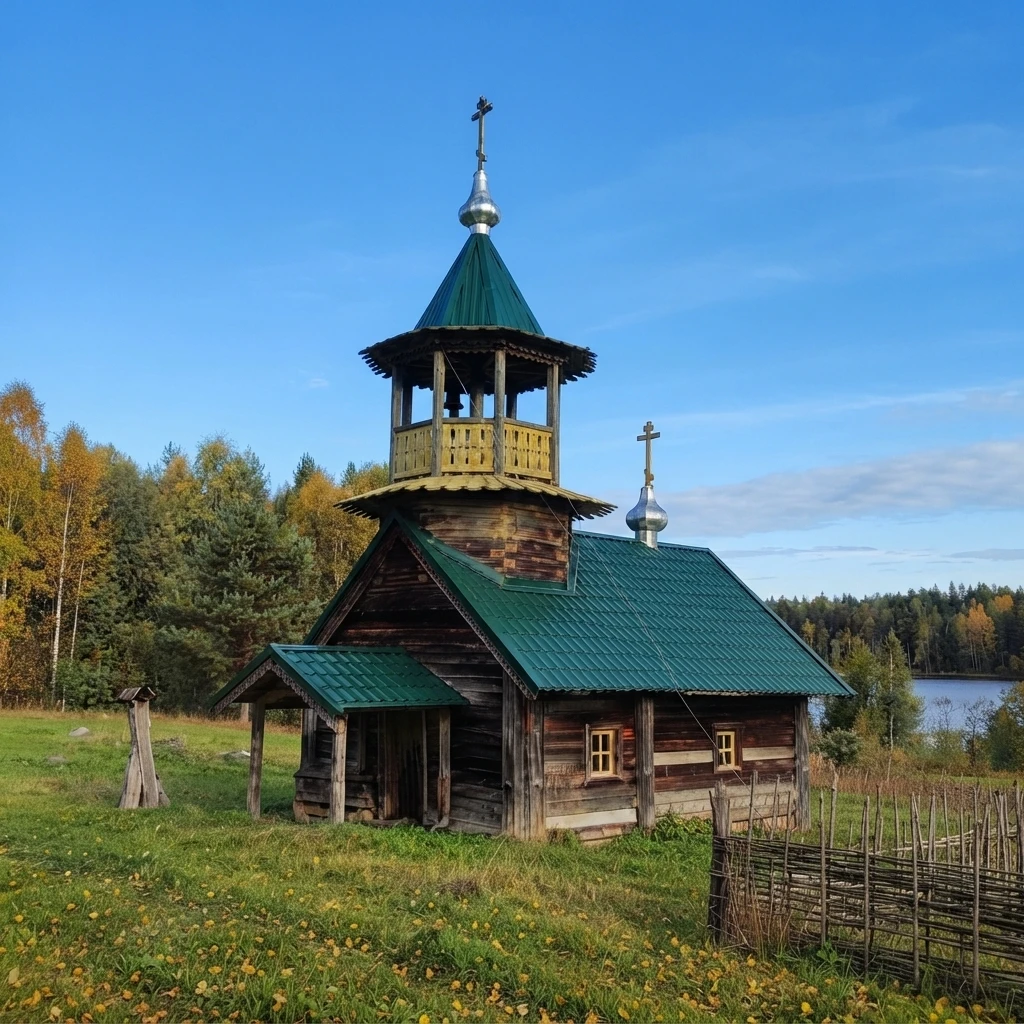 Георгиевская часовня в урочище Мунозеро, Республика Карелия