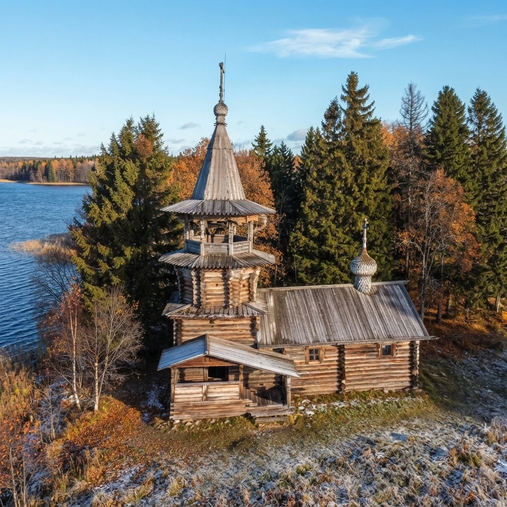 Часовня Знамения Божией Матери в урочище Корба Республики Карелия