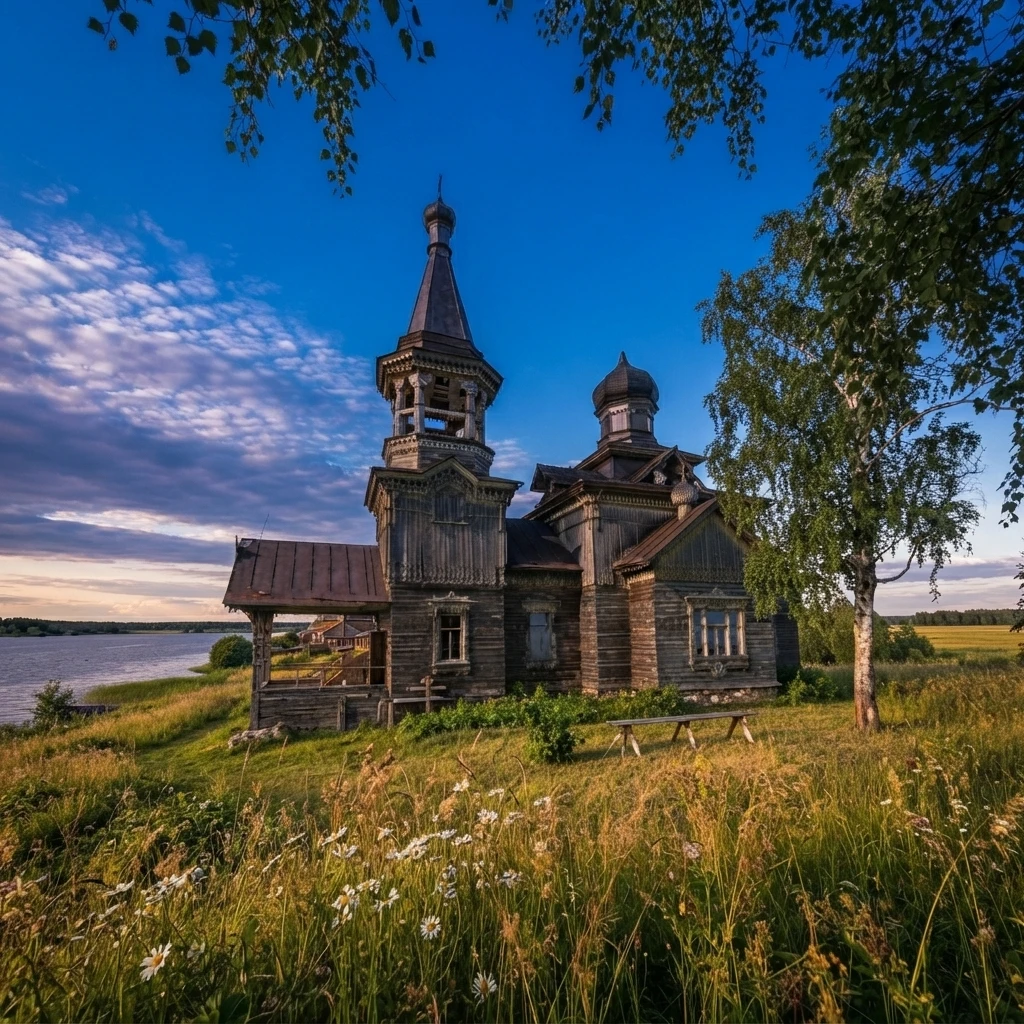 Церковь Иоанна Предтечи в деревне Леликово, Республика Карелия